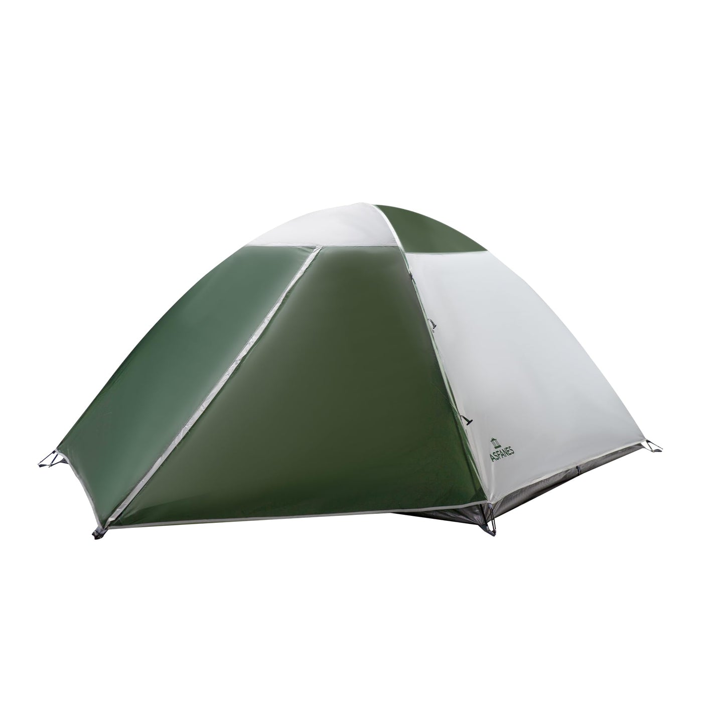 ASFANES Screened Camping Tent, 4 Person Waterproof, Haven Tent, Backpack Double Layer Shelter, Easy Setup and Portable for Outdoor, Picnic, Army Green.