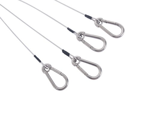 ZenWidea Heavy Duty Marine Grade Stainless Steel Crab Pot Harness 4 Arm Crab Trap Harness for Prawn Trap and Shrimp Pot
