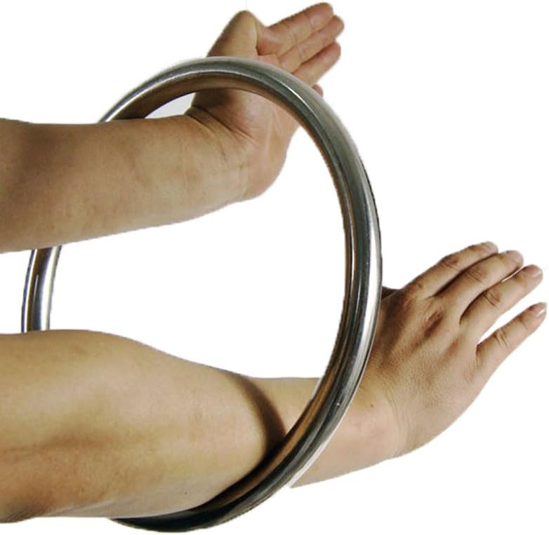 ZooBoo Wing Chun YeWen Sau Sticky Training Stainless Steel Rattan Ring Wing Tsun Ring 9 inch