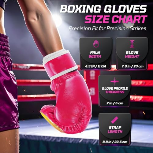 Kids Boxing Gloves 4oz Pink Blaze - Training Punch Mitts for Ages 3-8
