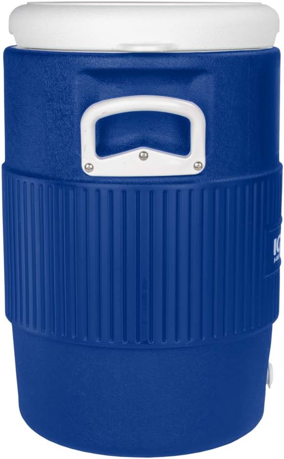 Igloo Seat Top Beverage Cooler with Cup Dispenser (5-Gallon, Ocean Blue)