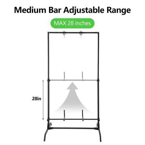 PVNIEFC Archery Target Stand for 30 Inch Bag & Foam Targets, Bow and Arrow Target Stand for Backyard, Alloy Steel
