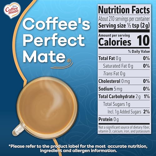 French Vanilla Coffee Mate Powder Creamer 15 Oz - 6 Pack