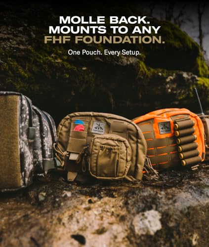 FHF Gear E3 Pouch Multipurpose MOLLE Accessory Bag - Ranger Green