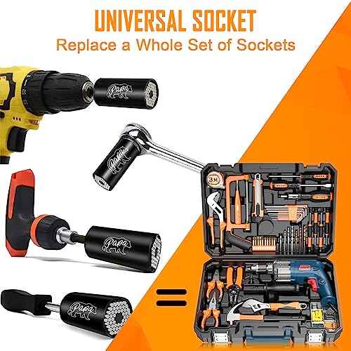 Tools Gifts for Dad Fathers Day Christmas - Stocking Stuffers for Adults Men Women Cool Stuff socket wrench set Tools for Men Dad Husband on Valentines Birthdays Fathers day Christmas