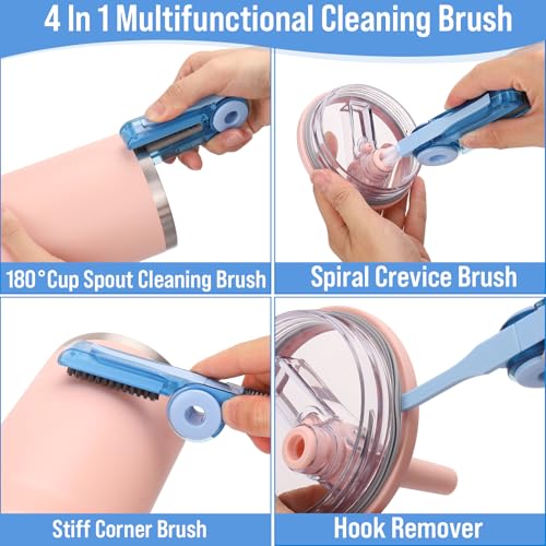 XANGNIER Water Bottle Cleaner Brush Kit for Hydrojug 32oz/40oz - 5 Pieces