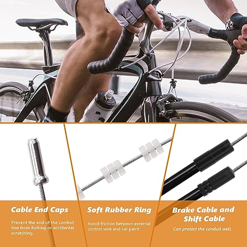 Universal Bike Cable Cutter Set with Black and Red Handles - Stainless Steel