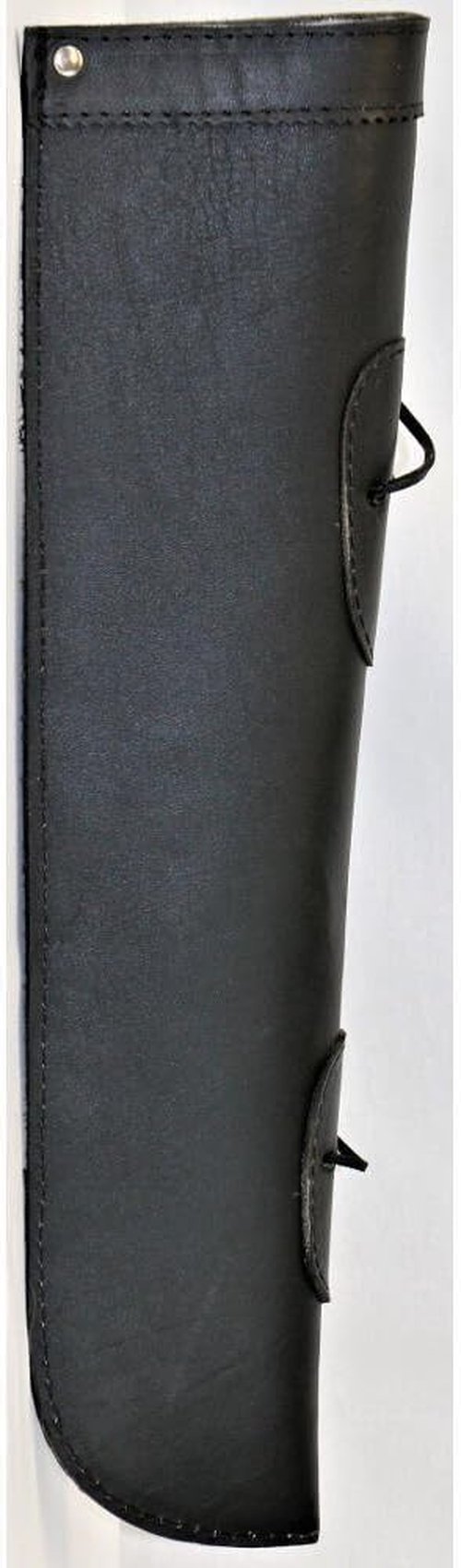 Black Leather Bass Bow Quiver - Premium Archery Accessory for Hunters