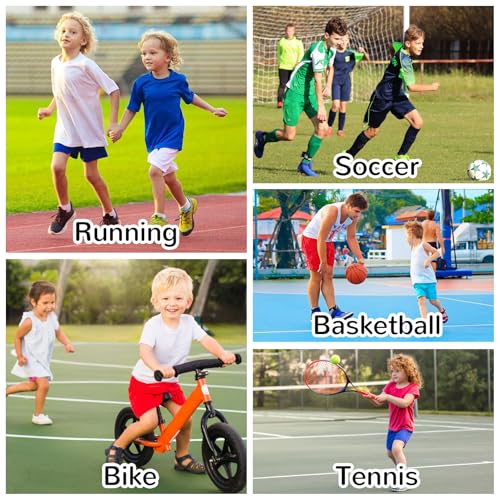 Dreammonkey Boys Girls Toddler Soccer Basketball Shorts 4T Black