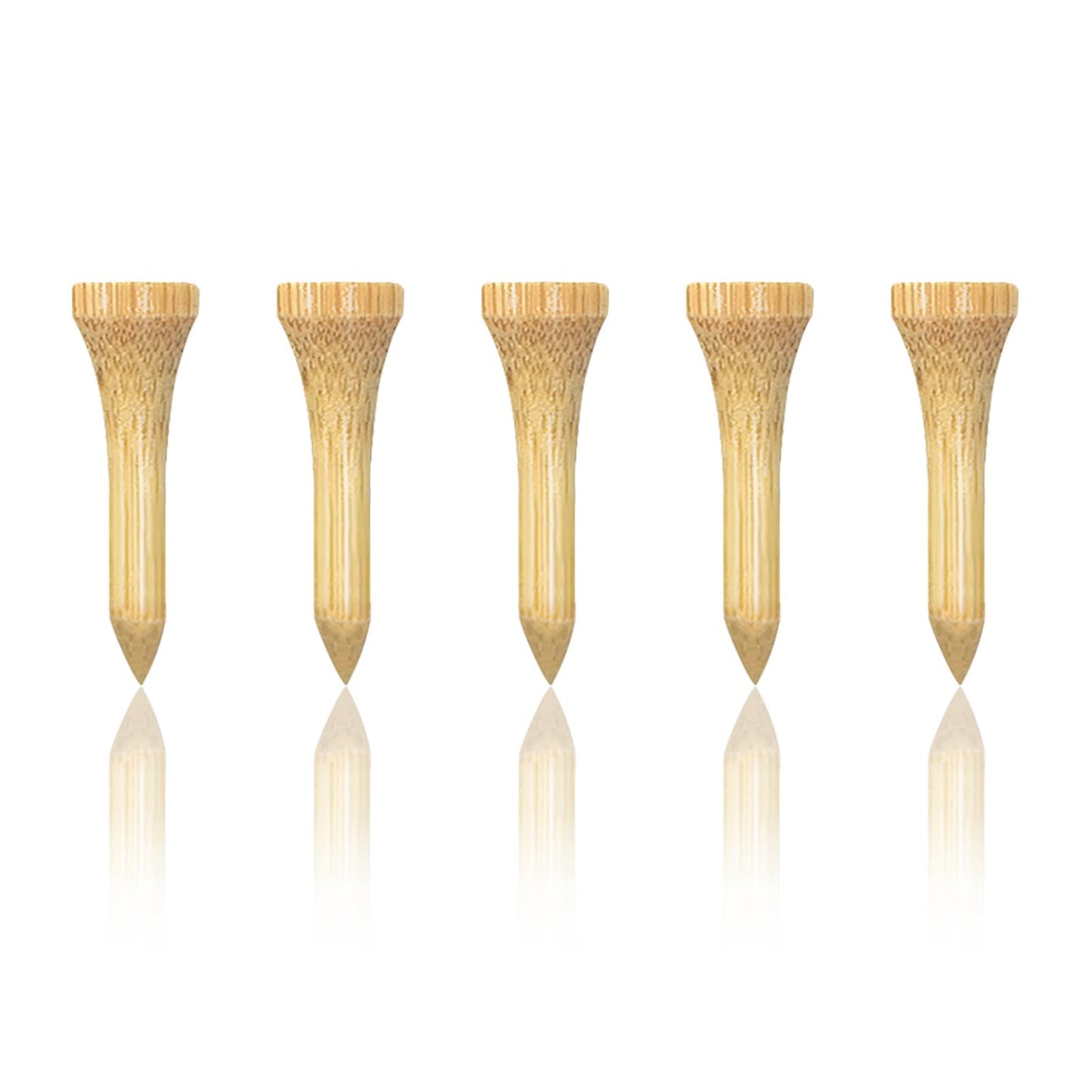Zivisk Wooden Golf Tees 1-1/2" 100 Count 38mm Natural
