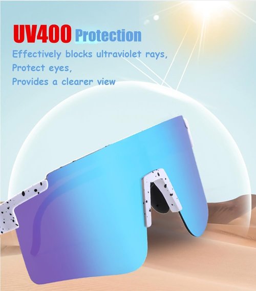 HIYAPATY Kids Sunglasses Youth Baseball Glasses UV400 Teens Sports Cycling Shades Lightweight Frame TR90 For Boys Girls
