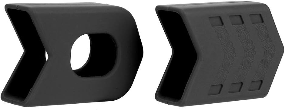 VGEBY 1Pair Crank Protector Guards, Silicone Crank Case Cover Crank Sleeve Arm Boot Protector Accessory(Black) Crank Protector Crank Boots