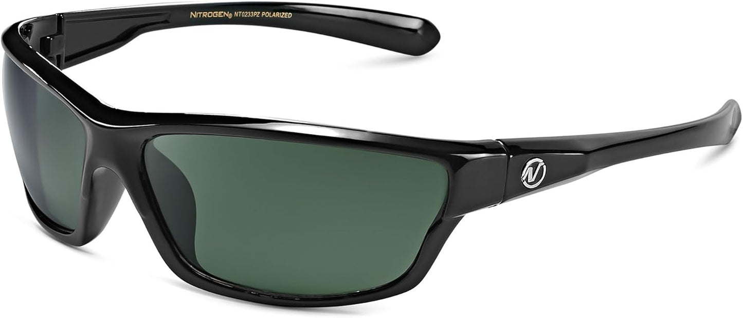 Nitrogen Polarized Wrap Around Sport Sunglasses for Men Women UV400 Driving Fishing Running Sun Glasses