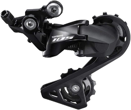 Shimano 105 RD-R7000 Rear Derailleur – 11-Speed, Shadow RD, Direct Mount Compatible, Black – SS Short Cage or GS Medium Cage