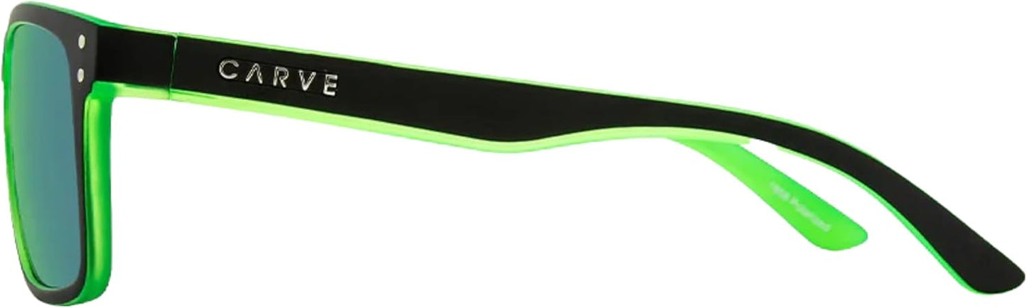 CARVE Goblin Sunglasses – Bold Rectangular Shades, 100% UV Protection, Lightweight & Comfortable, The Ultimate Everyday Vibe
