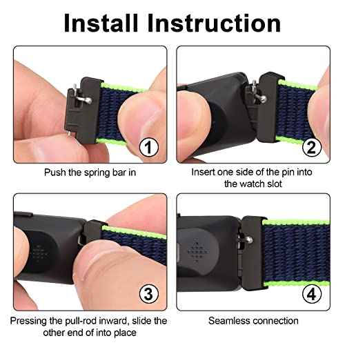 Nylon Ace 3 Bands Compatible with Fitbit Ace 3 Straps for Kids Boys Girls - Soft Skin-Friendly Breathable Ace 3 Bands for Kids Watch Band Wrist Strap Bracelet Accessories