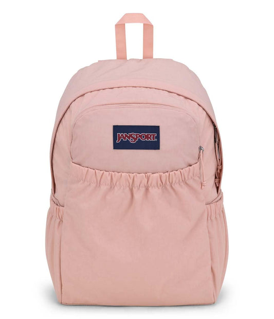 JanSport Slouch Pack - Fully Padded Back Panel - Comfortable and Ideal Storage - Misty Rose