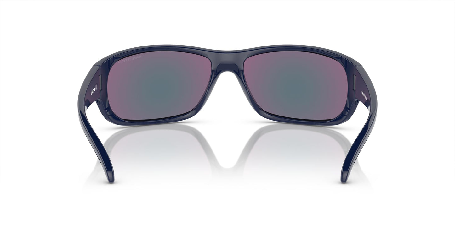 ARNETTE Sunglasses AN 4290 27541I Dark Blue/Grey Mirror Green Polar Policarbon