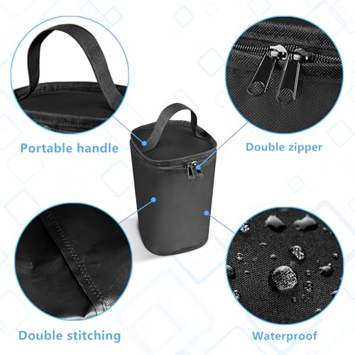 Mini ?Fuel ?Cylinder Storage Bag, Butane Fuel Canister Cover,Gas Tank Protective bag, Easy to Carry, 600D Oxford Fabric Waterproof,Mini Tank Accessories, for Outdoor Camping, Cooking, Travel, Picnic
