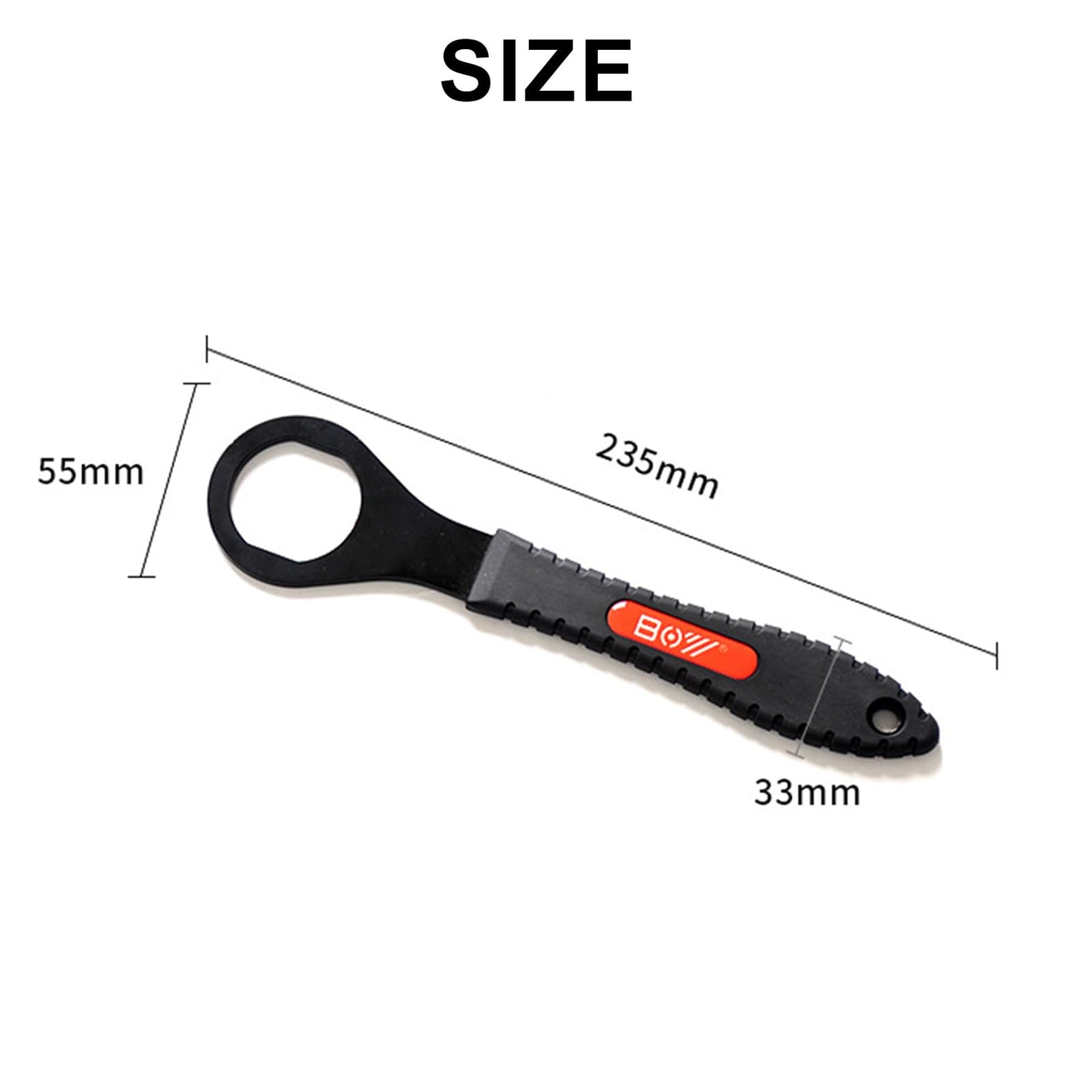 SONZUIA 36mm Box End Wrench for Removing Vintage Bicycle Bottom Brackets Cups