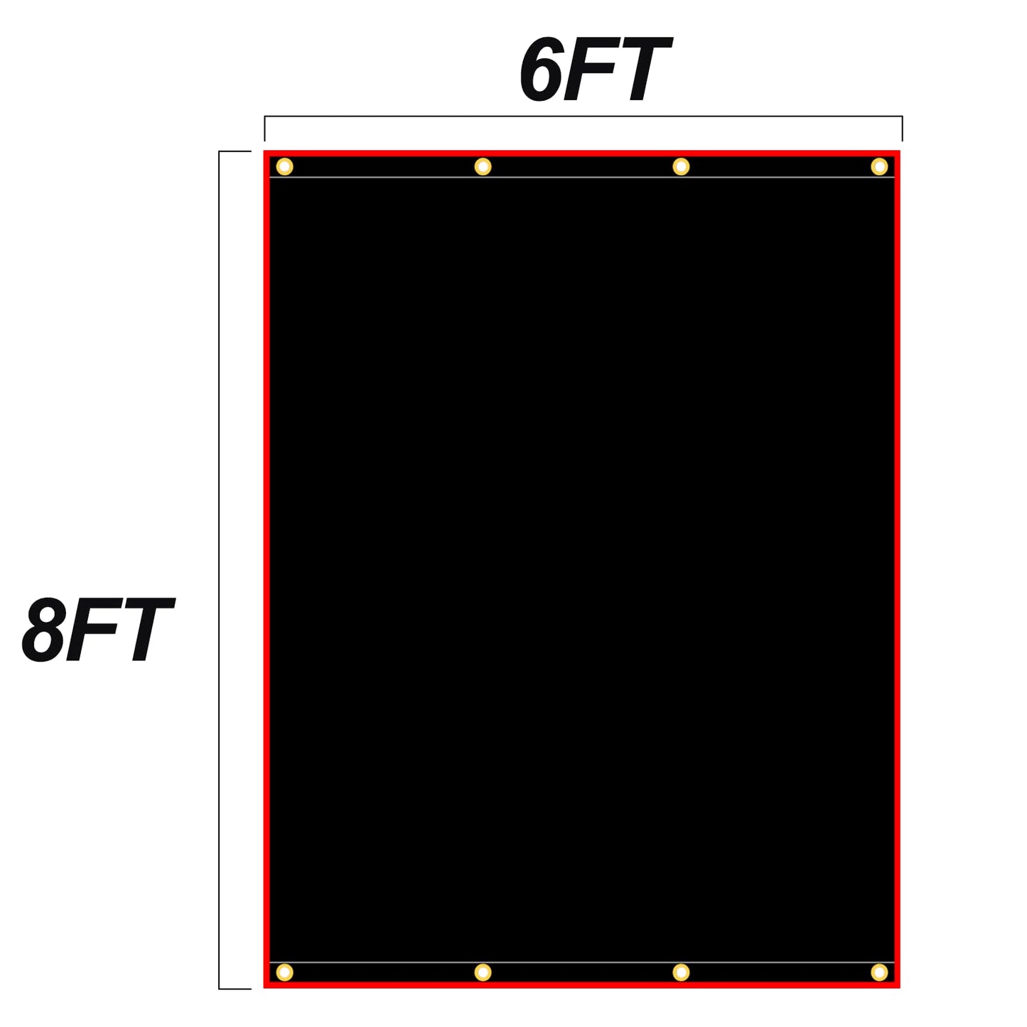Sharellon 6x8FT Baseball Batting Cage Backstop – Silver Reflective Edge Vinyl Backdrop | Pitcher Training Aid & Hitting Target for Baseball/Softball Players
