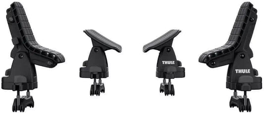 Thule DockGlide - Carries kayaks up to 36" wide - Fits all hull shapes - Kayak roof rack - One-person easy loading - 75lb weight capacity