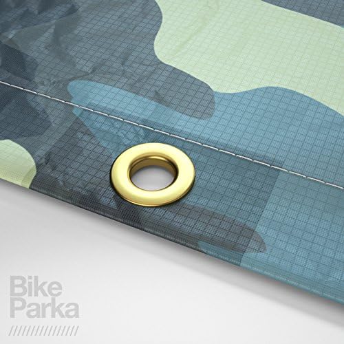 Urban Bike Cover - Waterproof & Durable with Lock-Through Panels, RipStop fabric, Adjustable for Any Bike, Attachable Stuff Sac - Ideal for Bikes in Daily Use (Ciel Blue)