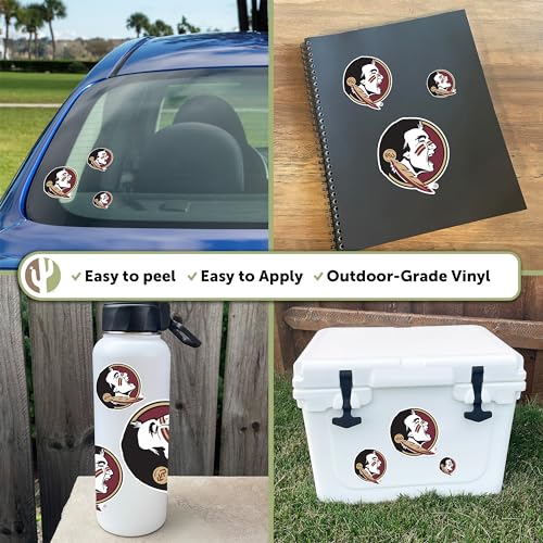 Florida State Seminoles Sticker Decal T3-2 - Official Licensed NCAA Fan Gear