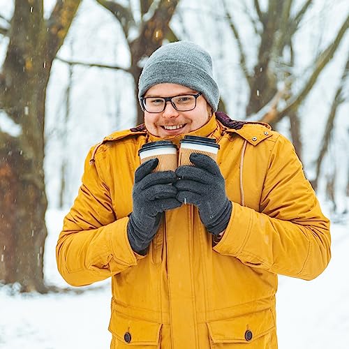 Glooarm Beanie for Men Women Knit Winter Hats Beanies Warm Slouchy Unisex Cuffed Beanies Skull Caps