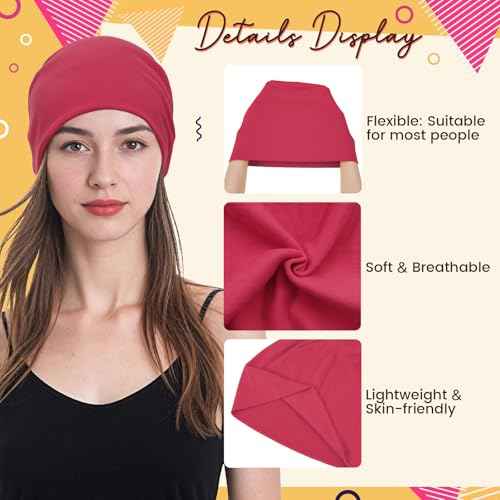 Unisex Slouchy Beanie Cotton Lightweight Beanie Hat Skull Cap Night Sleep Hat Hip-Hop Hat