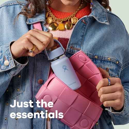 Hydro Flask Micro Bottle - Insulated Mini Leak Proof Flask for Purse or Pocket in 6.7 Oz Birch Gray