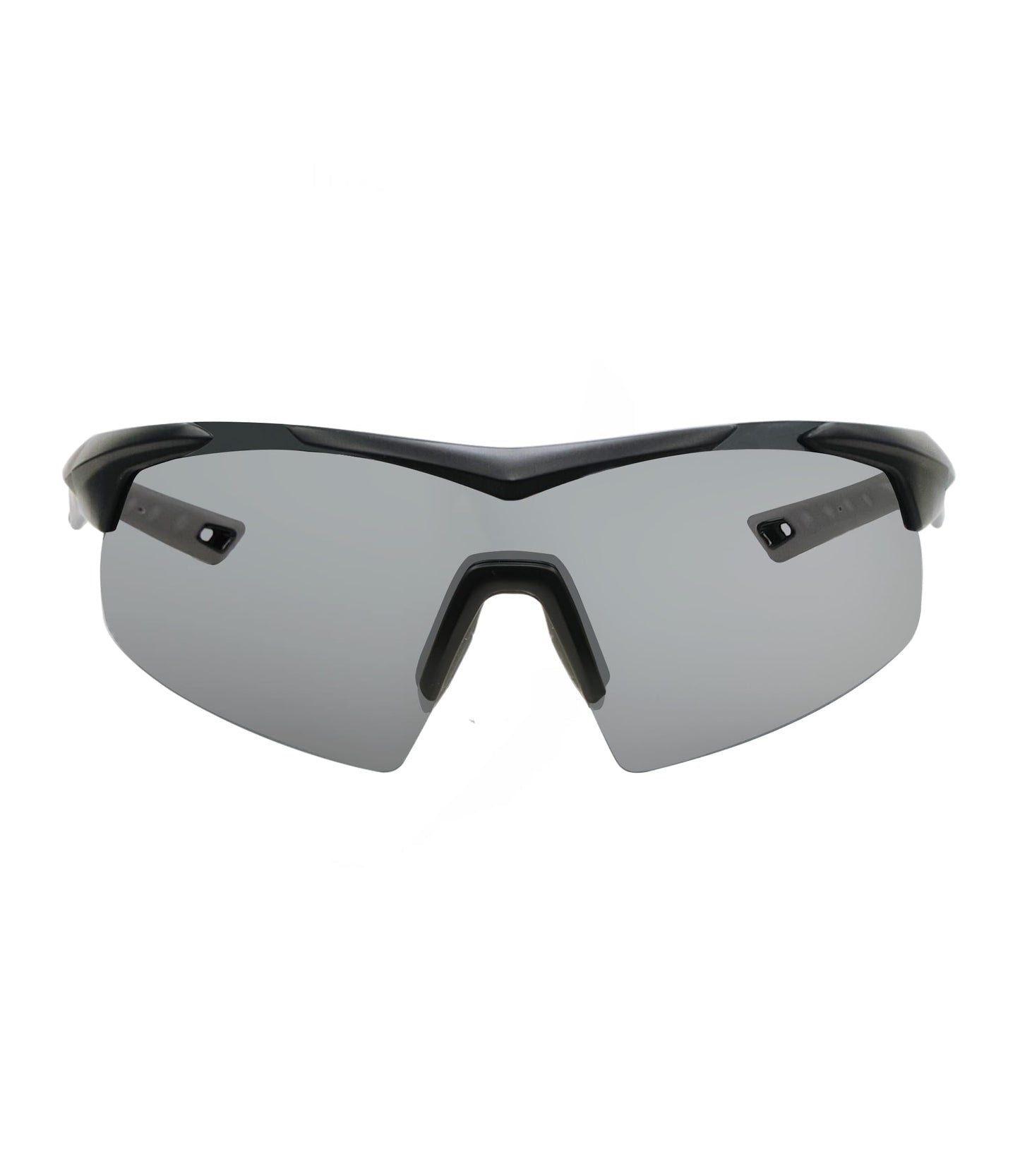 Abyss22 Sport Sunglasses for Men/Women, Wraparound TR90 Frame, Adjustable Nose Pad, For Cycling Running Golfing Outdoor Sports (Matte Black)