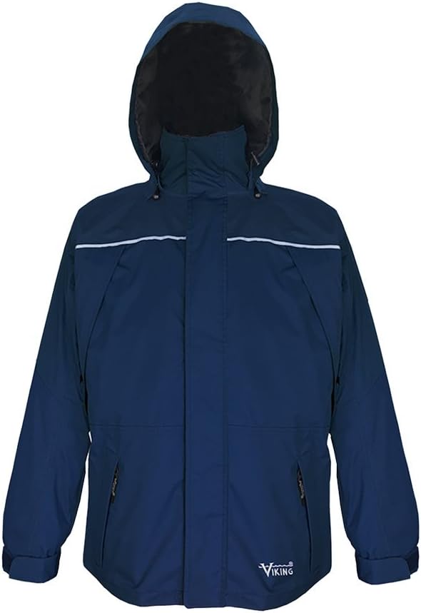 Viking Tempest Classic Waterproof and Windproof All Weather Shell Jacket with Reflective Piping
