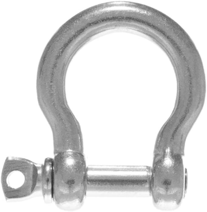 Paracord Planet Stainless Steel and Alloy B-Shackles, D-Shackles, O-Shackles, & U-Shackles for Paracord Survival Bracelets (Pack and Single Sizes)