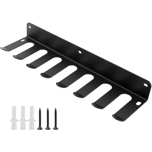 Gym Equipment Storage Rack, Barbell Holder 7 Slots Multi-Purpose Home Gym Organization Storage Wall Mount for Resistance Bands, Jump Ropes, Lifting Belt, Chains, Dumbbell