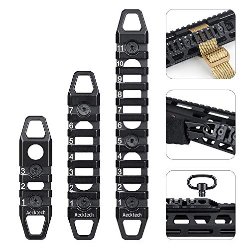 Multi-Slot Aluminum Rail for MMlocks and KKeymods System - 3, 7, 11 Slots