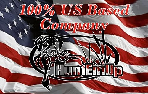 HuntEmUp Dog Bumpers - 6X 2-Inch Weighted Plastic Retrieving Dummies with Throw Ropes - 2 White, 2 Orange, and 2 Black/White - Essential Training Gear for Dog Retrieval