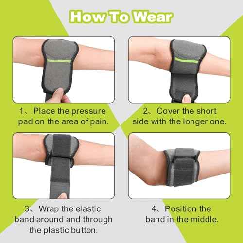 Elbow Brace 2 Pack Tennis & Golfer¡¯s Elbow Compression Sleeve for Men Women Adjustable Elbow Support Elbow Tendonitis brace for Arthritis, Bursitis, Sprains, and Strains