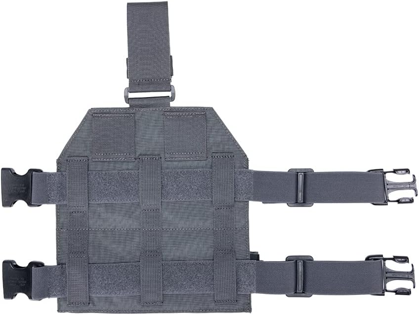 EXCELLENT ELITE SPANKER Tactical MOLLE Drop Leg Platform Universal Drop Leg Panel with Adjustable Belt & Thigh Straps