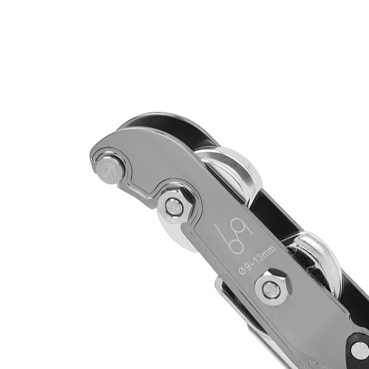 Hand Stop Descender, Professional Rock Climbing Descender & Ascender Set, Rappelling & Abseiling Device with Rope Stopper, Essential Climbing Gear for 9-13mm Rope, Belay Device