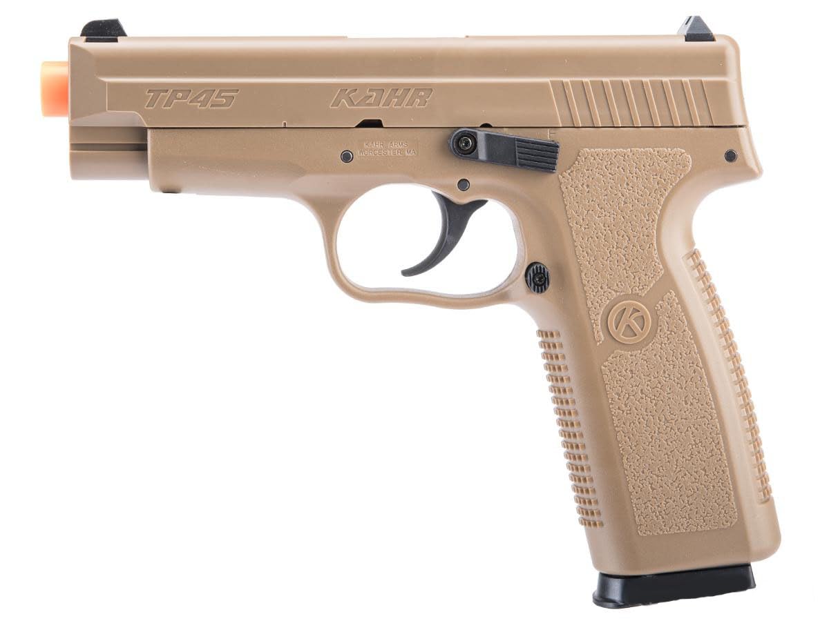 3Skull Cybergun KAHR ARMS Licensed TP45 Full Size Airsoft Pistol (Tan/Gun)