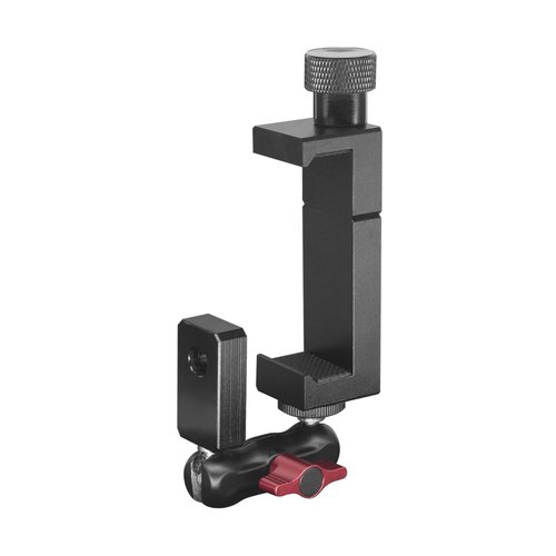 DRUSERY Bow Phone Mount for The Use of Camera of Cell Phone Bow Smartphone All-Aluminum Holder Accessory Compound Bow Hunting Phone Bracket