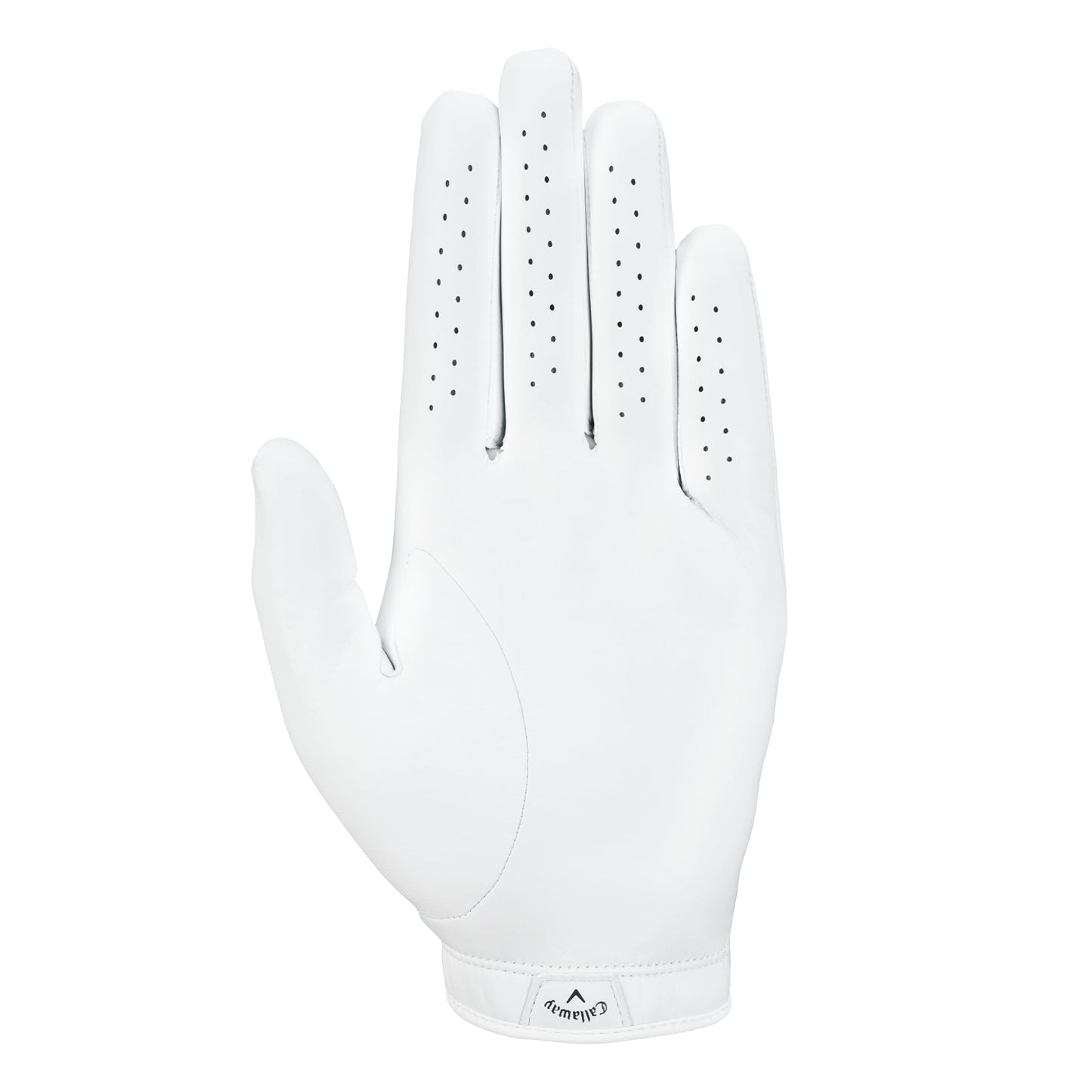 Callaway Golf Tour Authentic Glove (Standard, Large, White, Worn on Left Hand)