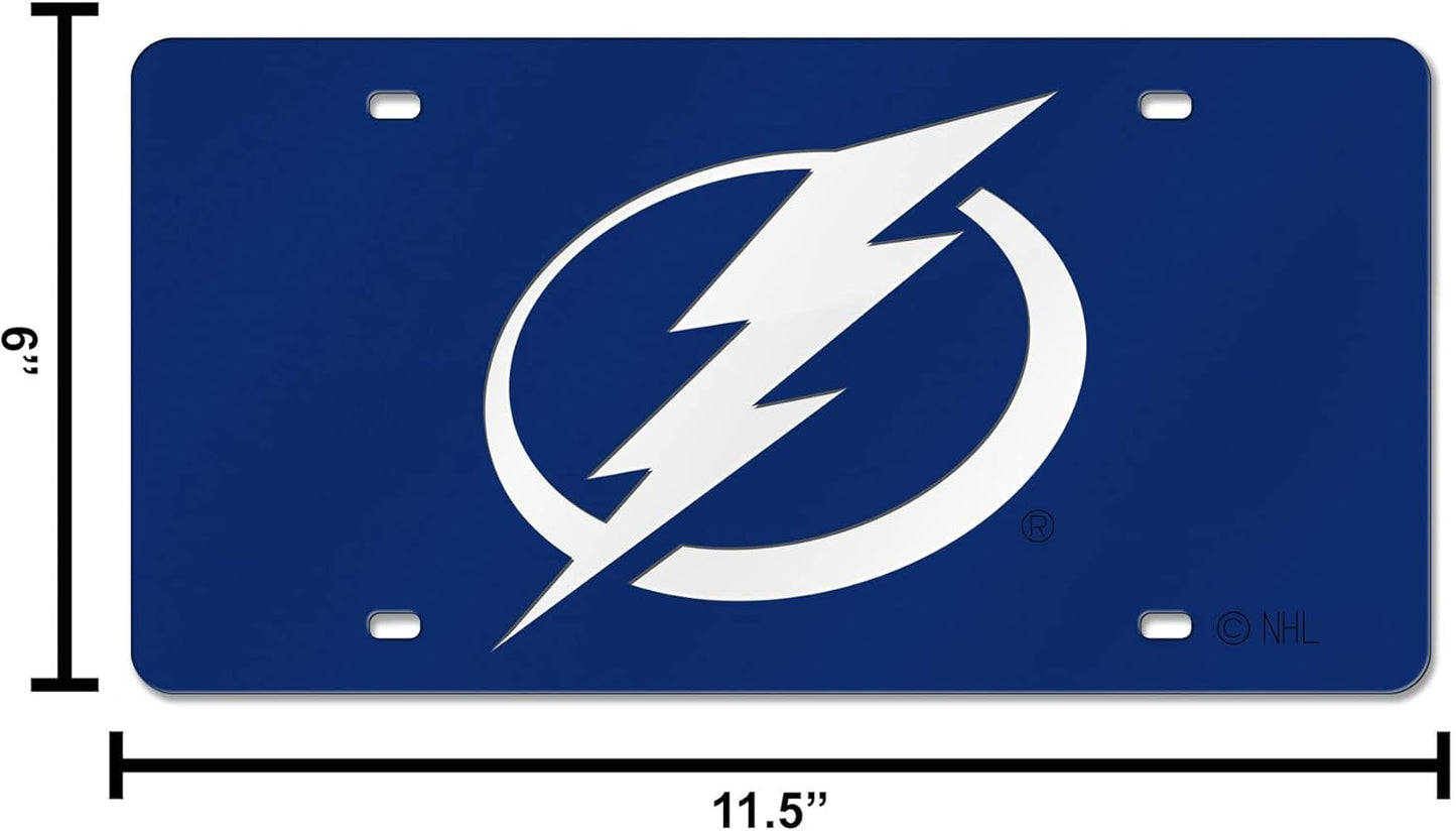 NHL Anaheim Ducks License Plate Tag - Laser Inlaid Metal Car Accessory