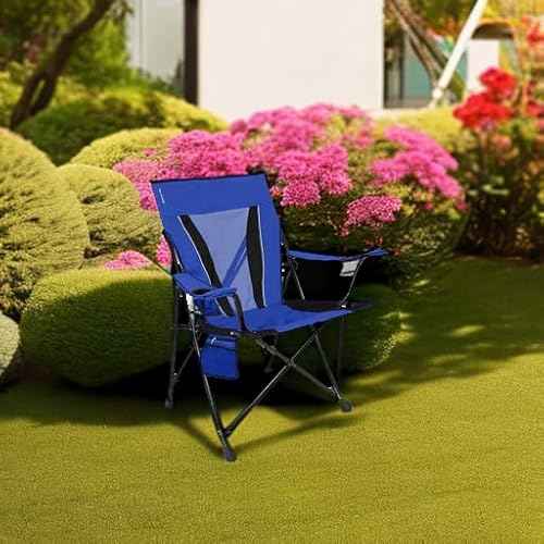 Kijaro XXL Dual Lock Portable Camping Chair - Supports Up to 400lbs - Enjoy The Outdoors in a Versatile Folding Sports & Outdoor Chair