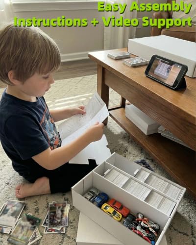 4 Row Card Storage Box for Standard Trading Cards - 14 Inch Variation