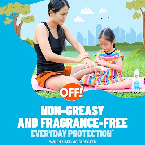 OFF! Insect Repellent Aerosol 7.5 Oz Fragrance-Free Picaridin Bug Spray for Kids & Adults - Pack of 1