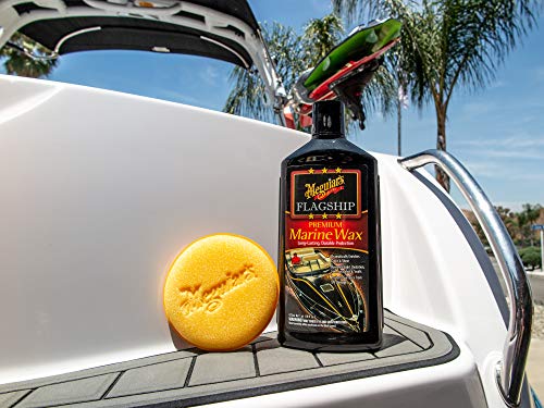 Marine Wax for Boats - Long-Lasting Protection & Deep Shine 16oz