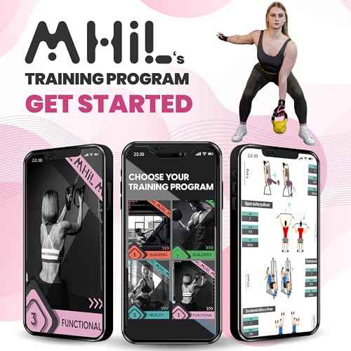 MhIL Workout Gloves for Women ? Breathable Gym Gloves for Women with Palm Protection and Enhanced Grip ? Padded Weight Lifting Glove for Womens with Wrist Wraps Support Weightlifting Exercise Cycling