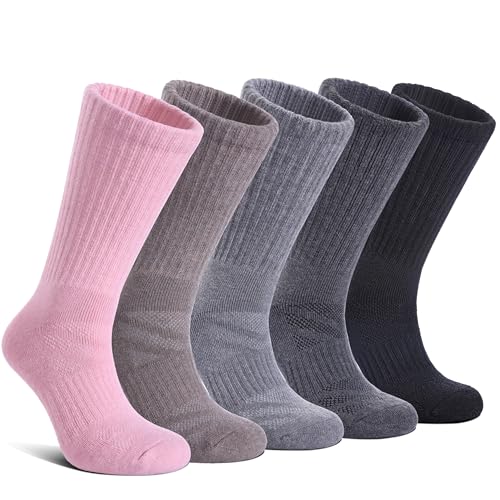 LANLEO Merino Wool Hiking Socks for Women Men Thermal Winter Warm Thick Cushion Moisture Wicking Crew Work Boot Socks